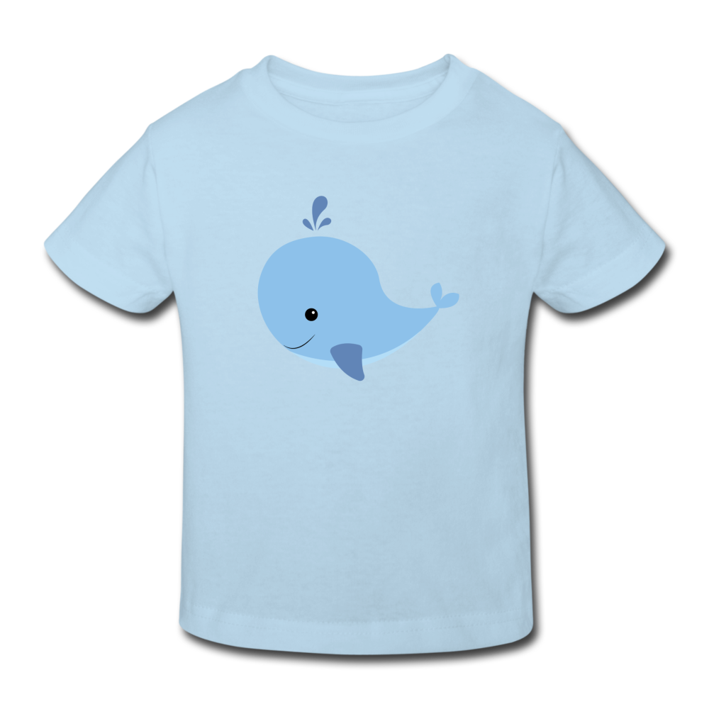 Kinder Bio-T-Shirt Willi Wal - Hellblau