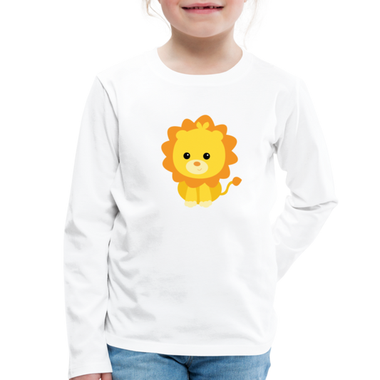 Bio-Langarmshirt Leo Löwe® - Weiß
