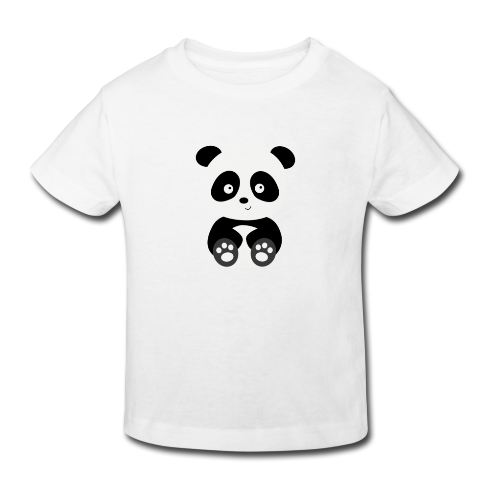 Kinder Bio-T-Shirt Pat Panda - Weiß