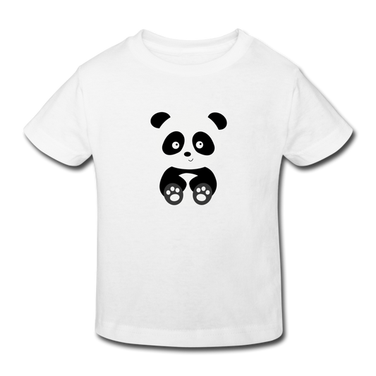 Kinder Bio-T-Shirt Pat Panda - Weiß