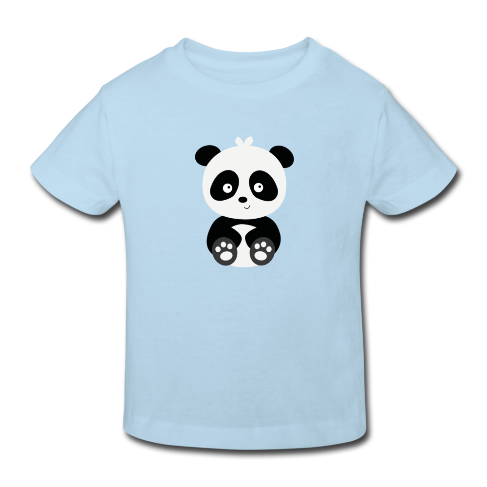 Kinder Bio-T-Shirt Pat Panda - Hellblau