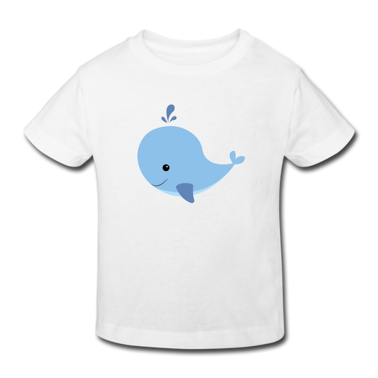 Kinder Bio-T-Shirt Willi Wal - Weiß