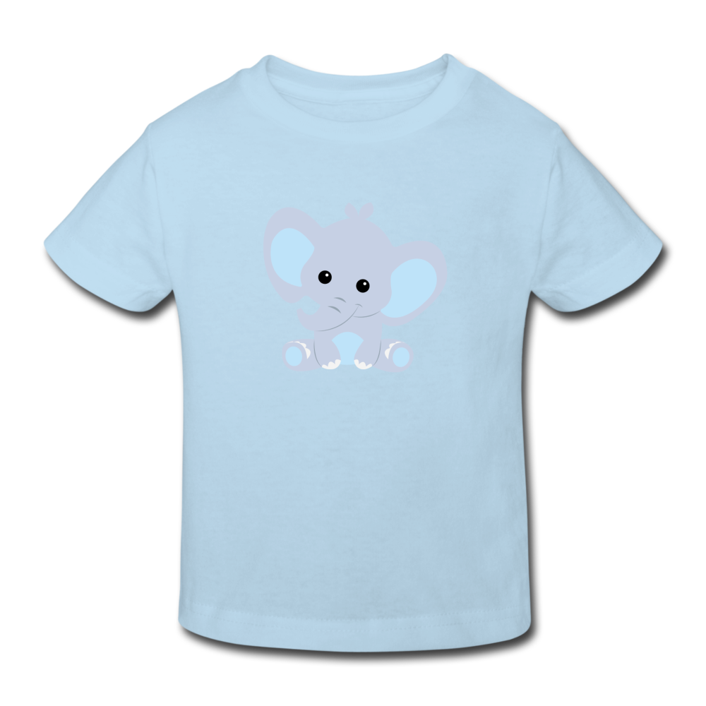 Kinder Bio-T-Shirt Elli Elefant - Hellblau