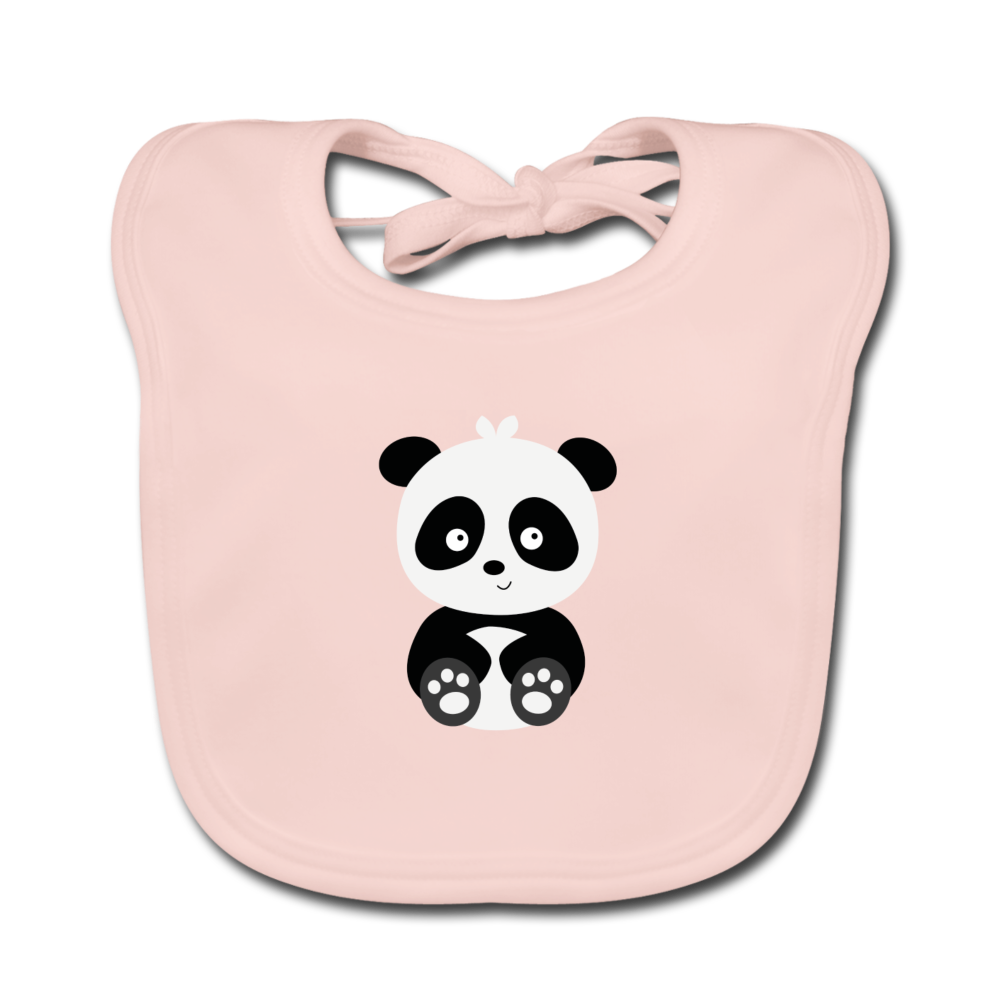 Baby Bio-Lätzchen Pat Panda - Rose